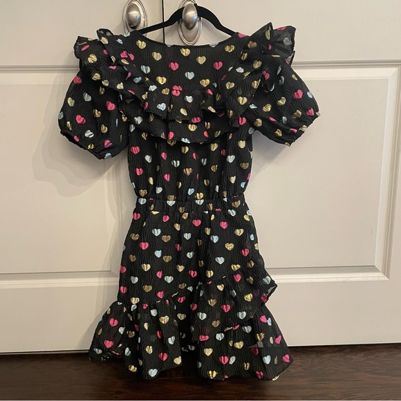 Buddy Love Norma hearts black dress - Picture 3 of 3